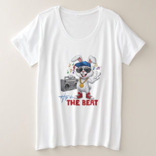 Hüpfe zum Beat Große Größe T-Shirt