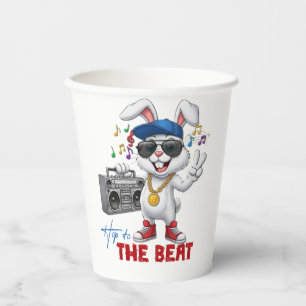 Hüpfe zum Beat Pappbecher