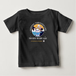 Hüpfen durchs Leben Baby T-shirt