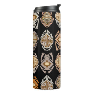 Hüpfende Frösche Thermosbecher