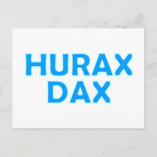 Hurax Dax bayrisch bayerisch Bayern Postkarte