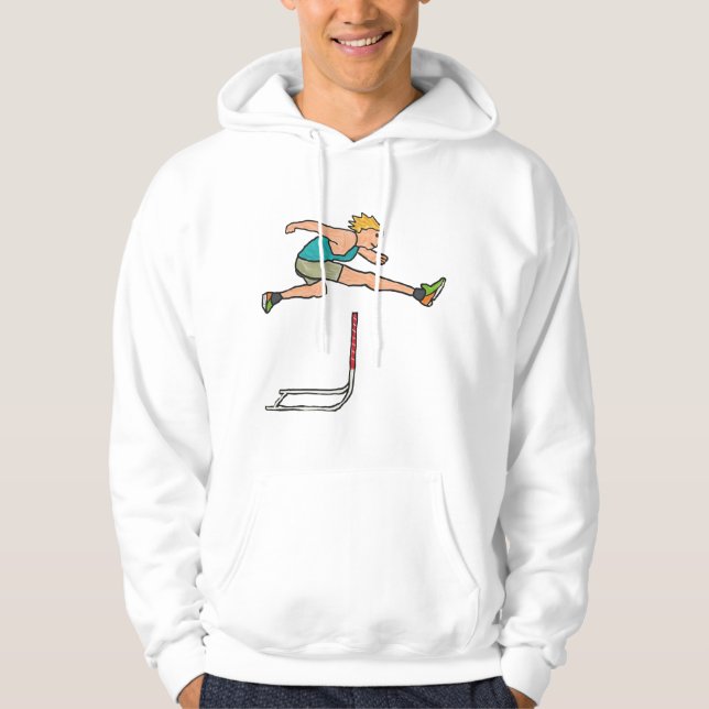 Hürden nehmen hoodie (Vorderseite)