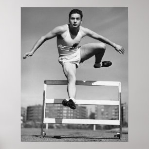 Hürdenlauf Poster