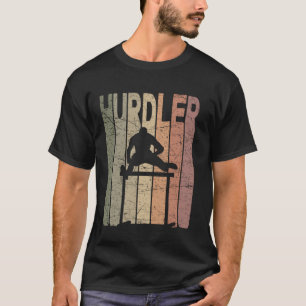 Hürdenläufer Vintage Hürden Retro Hürde Läufer T-Shirt