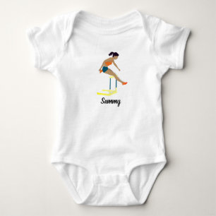 Hurdles Baby Strampler