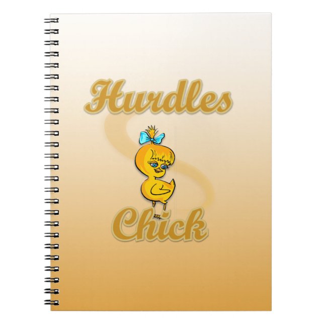 Hurdles Chick Notizblock (Vorderseite)