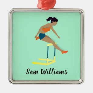 Hurdles Ornament Aus Metall