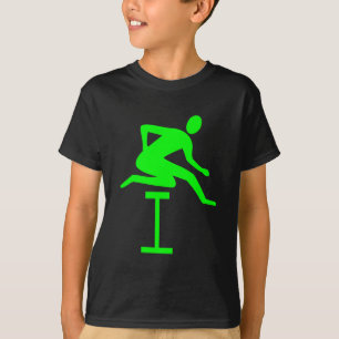 Hurdling - Grün T-Shirt