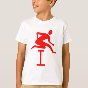 Hurdling - Rot T-Shirt