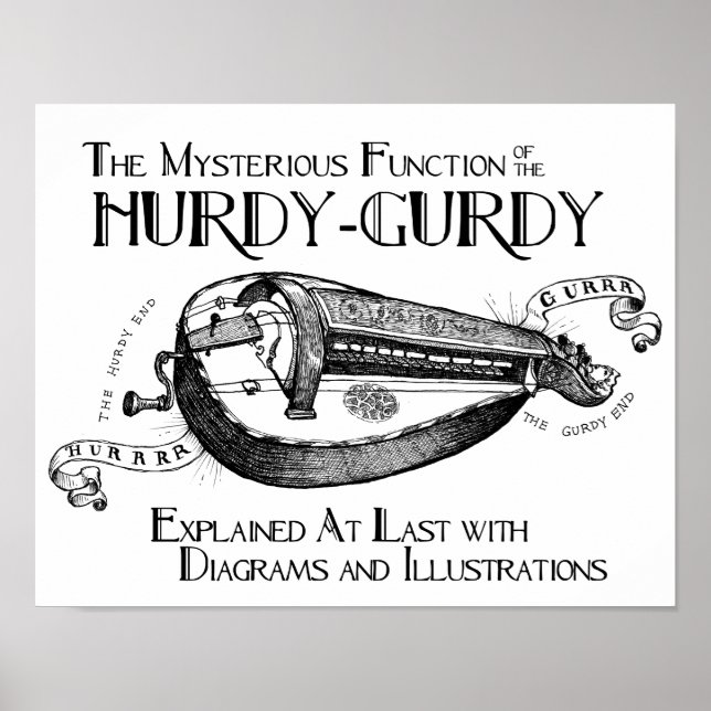 Hurdy-Gurdy-Poster Poster (Vorne)