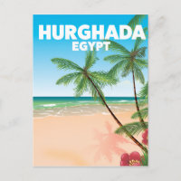 Hurghada Ägypten Reiseplakat