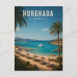 Hurghada Rotes Meer Korallen Küste Ägypten Reise Postkarte