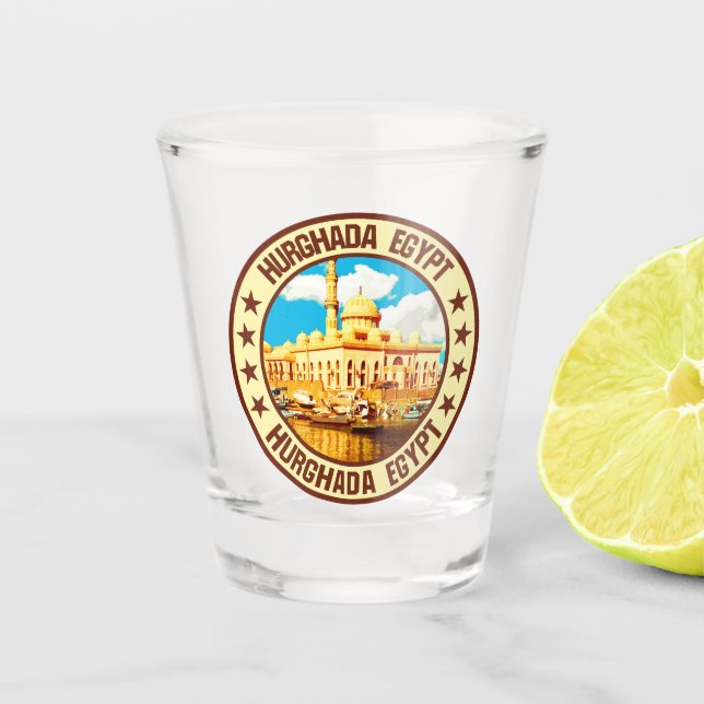 Hurghada Schnapsglas (Vorderseite)