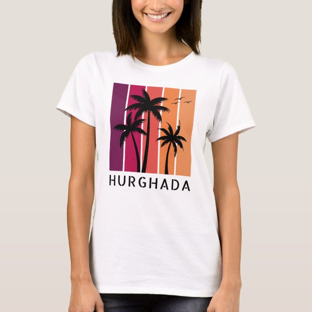 Hurghada-Vintager T - Shirt für Frauen (Vorderseite)