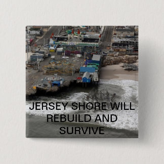 Huricane Sandy und Wiederaufbau des Jersey-Ufers Button