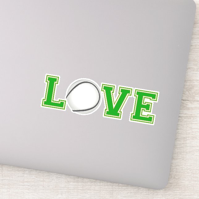 Hurling Player Irish Gaelic Sports Fan Aufkleber (Detail)