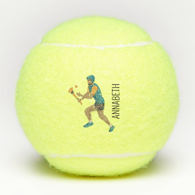 Hurling Tennisbälle (Vorderseite)