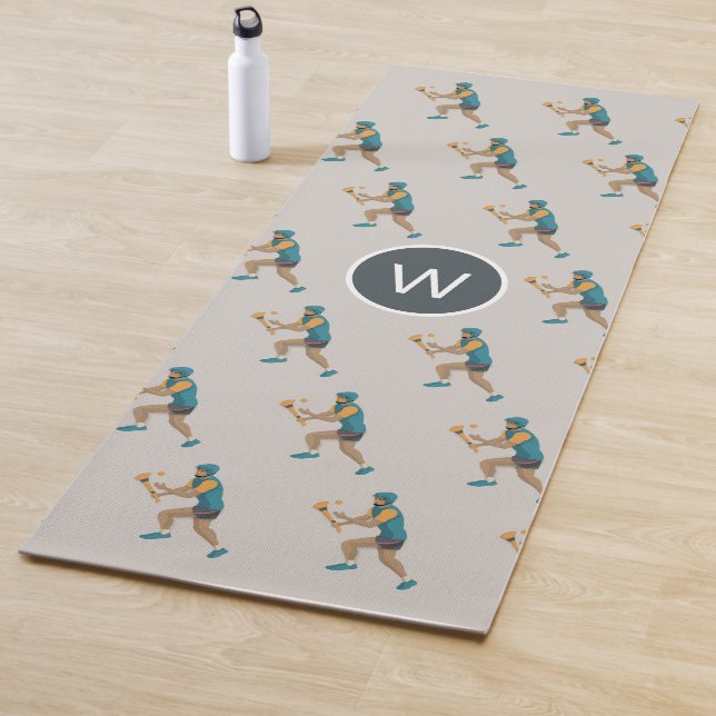 Hurling Yogamatte (Beispiel)
