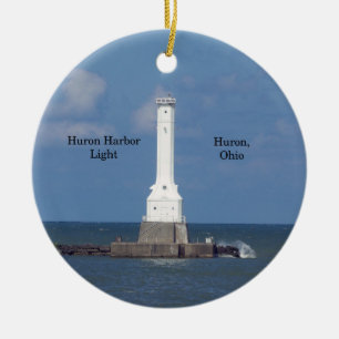 Huron Harbor Light Ornament
