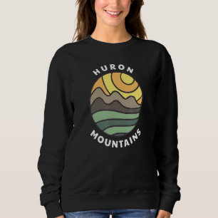 Huron Mountains Michigan MI Vacation Souvenir Sweatshirt