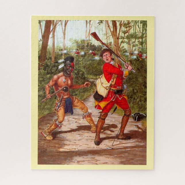 Huron Warrior Puzzle (Vertikal)