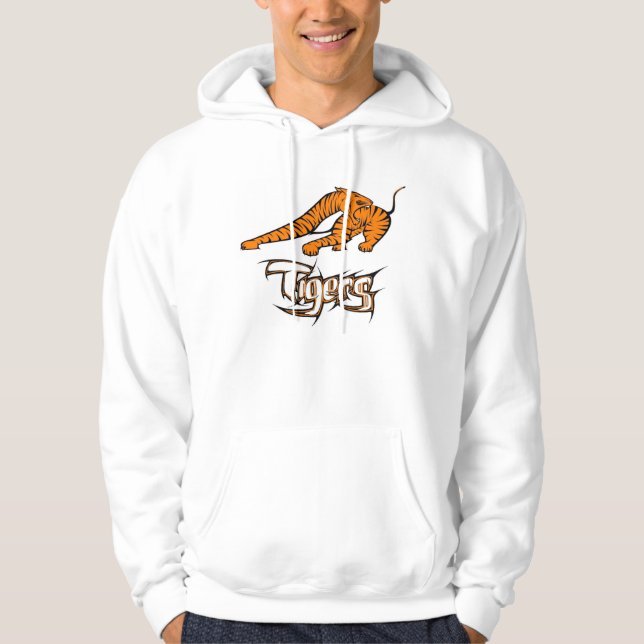Hurone-Tiger-Sweatshirt Hoodie (Vorderseite)