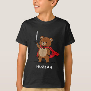 Hurra Bärenritter Lustiges Schwert Meme Zitat T-Shirt