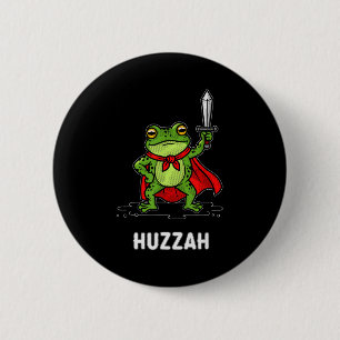 Hurra Frosch Button