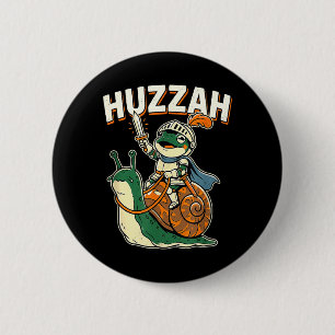 Hurra Frosch Lustiges Meme Mittelalterlicher Ritte Button