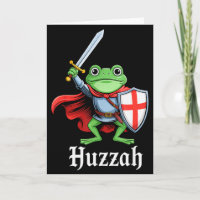 Hurra Froschritter Lustiges Schwert Meme Zitat Mit