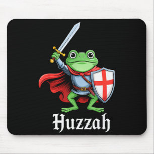 Hurra Froschritter Lustiges Schwert Meme Zitat Mit Mousepad