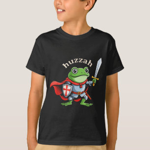 Hurra Froschritter Lustiges Schwert Meme Zitat Mit T-Shirt