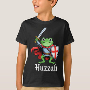 Hurra Froschritter Lustiges Schwert Meme Zitat Mit T-Shirt