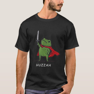 Hurra Froschritter Lustiges Schwert Meme Zitat T-Shirt