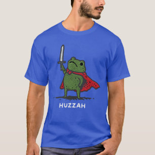 Hurra Froschritter Lustiges Schwert Meme Zitat T-Shirt