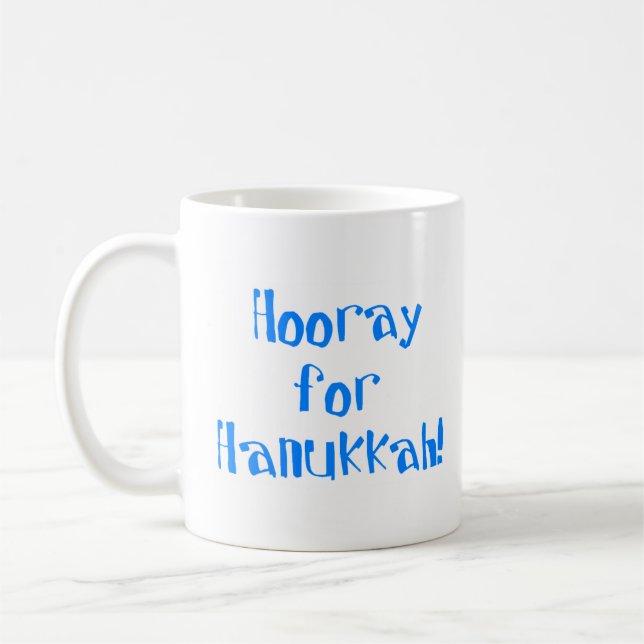 Hurra für Chanukka Kaffeetasse (Links)