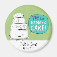 HURRA für Hochzeitstorte! Anpassbar