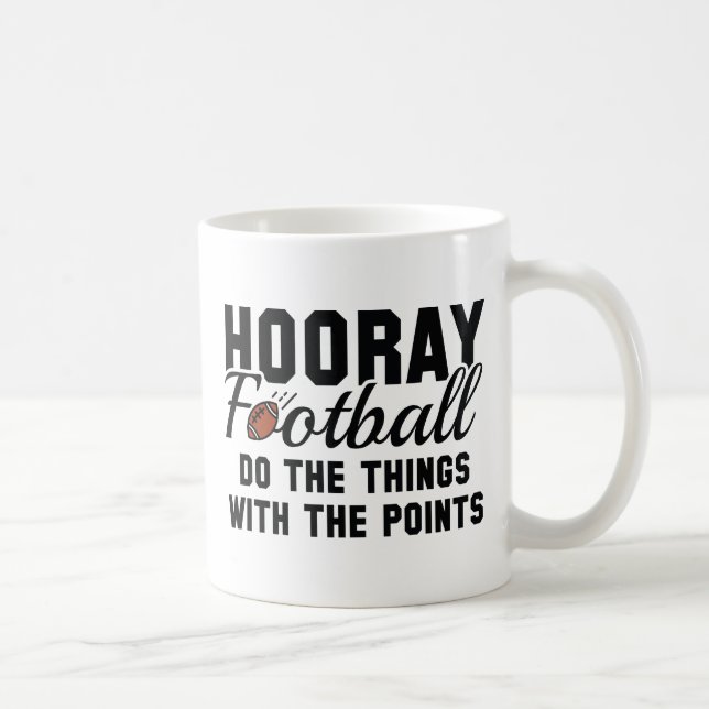 Hurra Fußball Kaffeetasse (Rechts)