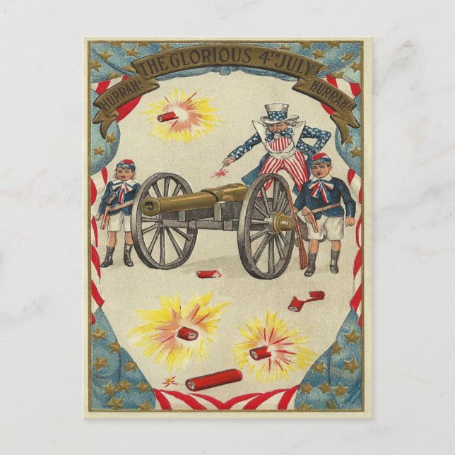 Hurrah Postkarte (Vorderseite)