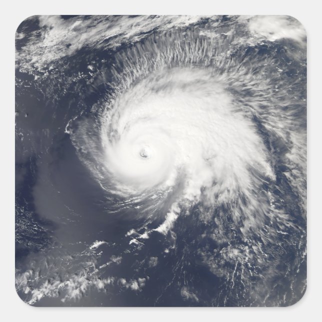 Hurricane Gordon Quadratischer Aufkleber (Vorderseite)