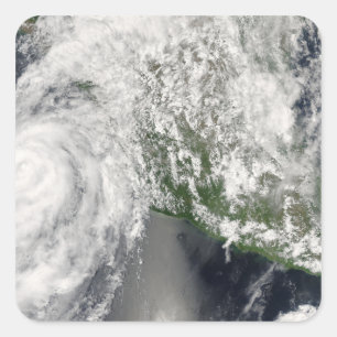 Hurricane Henriette Quadratischer Aufkleber