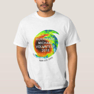 HURRICANE MICHAEL VOLUNTEER an Ihrem Standort T-Shirt