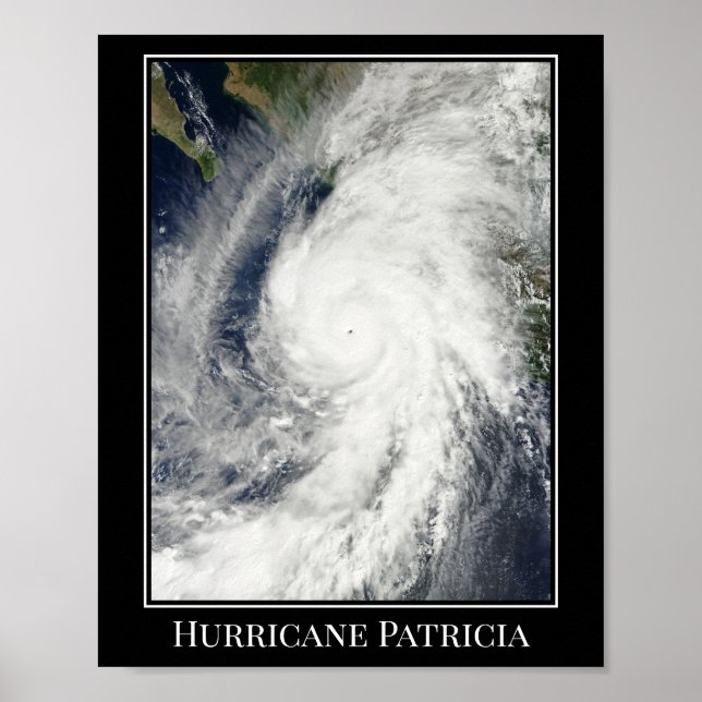 Hurricane Patricia Poster (Vorne)