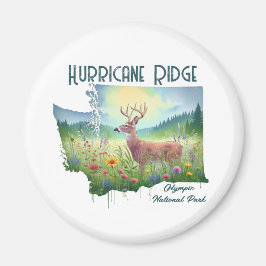 Hurricane Ridge Nationalpark Souvenir Geschenk Magnet