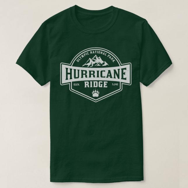 Hurricane Ridge Olympischer Nationalpark T-Shirt (Design vorne)