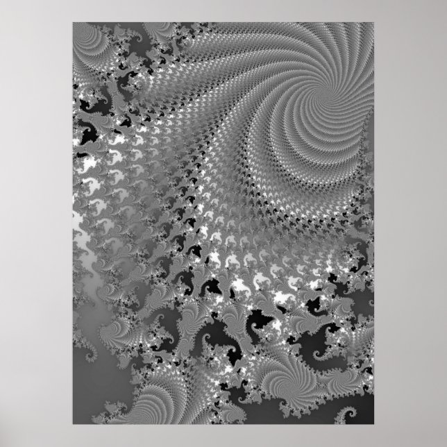 Hurrikan an der grauen Spitze Poster (Vorne)