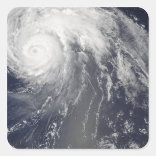Hurrikan Bill von Bermuda Quadratischer Aufkleber
