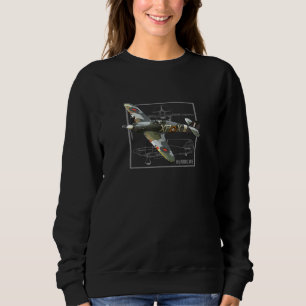 Hurrikan British Ww2 Fighter Flugzeug Sweatshirt