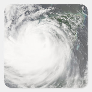 Hurrikan Dean 2 Quadratischer Aufkleber