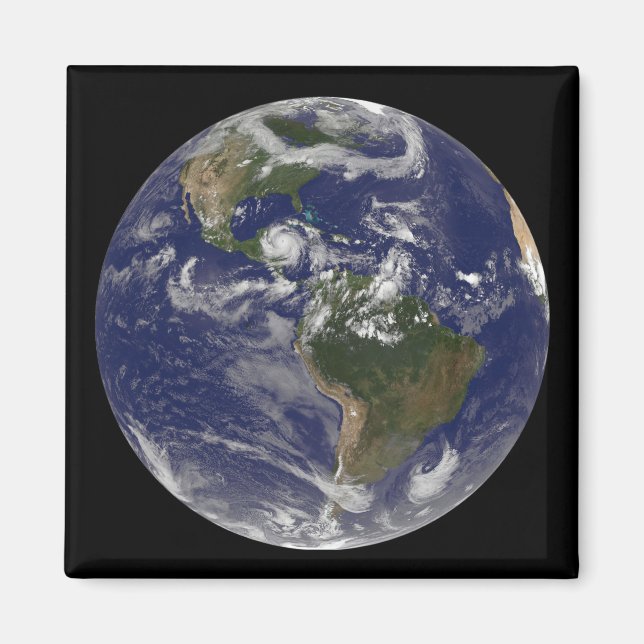 Hurrikan Dean nähert Yucatan Halbinsel Magnet (Vorne)